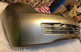 FRONT BUMPER FOR NISSAN MICRA 2003 - 2006  PAINTED SILICA/ATHENS GOLD (EY2)
