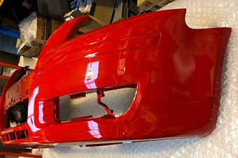 AUDI A3  2004 - 2008 NEW FRONT BUMPER - PAINTED (LZ3M) MISANO RED