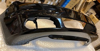 SKODA FABIA 2005-2007 FRONT BUMPER PAINTED (F9R) BLACK MAGIC