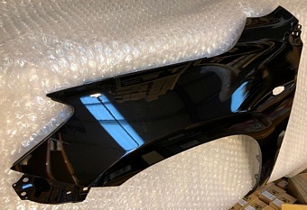 TOYOTA RAV-4 2006-2009 FRONT WING LEFT SIDE N/S PAINTED IN 202 ASTRAL BLACKâ€