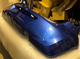 VAUXHALL AGILA 2008> ONWARDS NEW REAR BUMPER PAINTED - COLOUR CODE ZUM (BLUE)