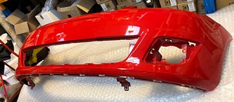 FORD FIESTA MK6.5 2006 - 2008 FACELIFT FRONT BUMPER PAINTED IN COLORADO RED