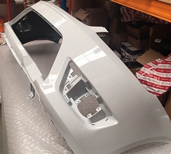 Ford Fiesta ST150 2005-2008 Frozen White Front Bumper NEW